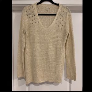 RD Style Summer Knit Studded Sweater